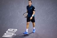 Roberto Bautista Agut at the 2022 Gijon Open.